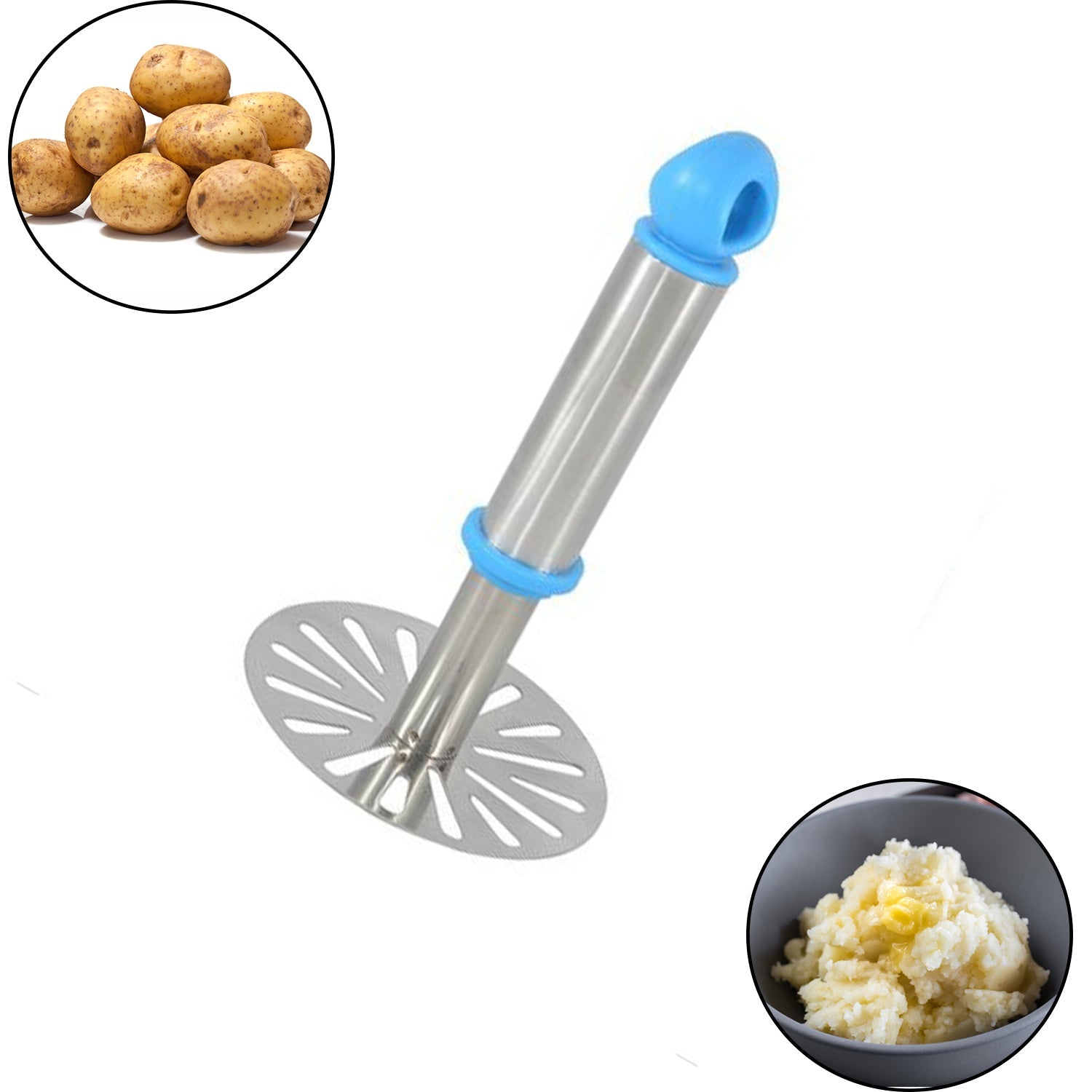 0586a Stainless Steel Potato Masher Paubhaji Masher 0586a Stainless Steel Potato Masher Paubhaji Masher